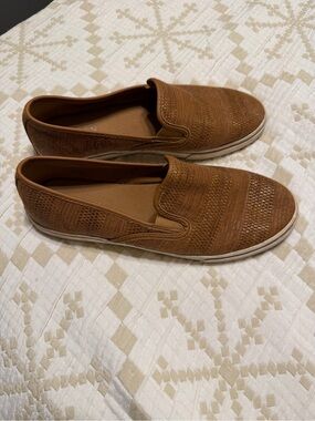 Ralph Lauren Janis Casual Slip-On Shoes in Brown